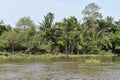 Scenery of the beautiful landscape at Saigon River in Ho Chi Minh City, Vietnam, Asia Royalty Free Stock Photo