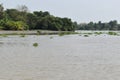 Scenery of the beautiful landscape at Saigon River in Ho Chi Minh City, Vietnam, Asia Royalty Free Stock Photo