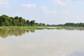 Scenery of the beautiful landscape at Saigon River in Ho Chi Minh City, Vietnam, Asia Royalty Free Stock Photo