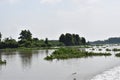 Scenery of the beautiful landscape at Saigon River in Ho Chi Minh City, Vietnam, Asia Royalty Free Stock Photo