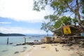 Beach in Sapi Island, Sabah Malaysia.