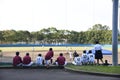 The boy baseball game Royalty Free Stock Photo