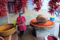 Chilli production workshop Royalty Free Stock Photo