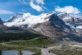 Scenery from the Columbia Icefields and Athabasca Glacier in Jasper National Park Alberta Canada Royalty Free Stock Photo