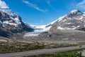 Scenery from the Columbia Icefields and Athabasca Glacier in Jasper National Park Alberta Canada Royalty Free Stock Photo