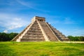 El Castillo, Temple of Kukulcan, Chichen Itza, mexico Royalty Free Stock Photo