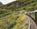 Scenery from Flam Line railway in Norway