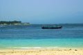 Scenery of Gili Trawangan beach lombok Royalty Free Stock Photo