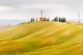 Scenery Golden Autumn in Tuscany