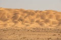 Scenery golden sand dune Royalty Free Stock Photo