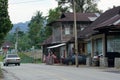 Scenery of house and road at Sungai Lembing