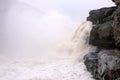 Hukou Waterfall of Yellow River Royalty Free Stock Photo