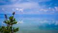 Scenery of the lake Baikal, Olkhon Island, Irkutsk, Siberian, Russia. beautiful views Royalty Free Stock Photo