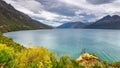 Scenery At Lake Te Anau, New Zealand