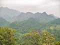 Scenery landscape view from Pha Ngeun in vangvieng City Laos.