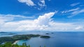 Scenery landscape view Phahindum view point popular landmark in Phuket Thailand Viewpoint to see promthep cape, Naiharn beach and