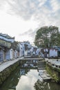 Scenery of Likeng Scenic Area, Wuyuan, Jiangxi province Royalty Free Stock Photo