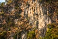 Limestone mountain at Thakhek, Khammouane Province, Royalty Free Stock Photo