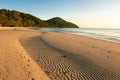 Scenery of long beach and quiet in sea south Thailand,Koh yao yai,Phang Nga Royalty Free Stock Photo