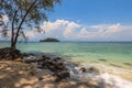 Scenery of Manukan island at Tunku Abdul Rahman National Park in Sabah, Malaysia Royalty Free Stock Photo