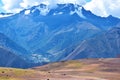 Scenery in Maras above the Urubamba valley, Peru