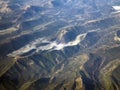 The scenery of Mercantour National Park in France