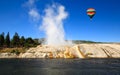 The scenery at Midway Geyser Basin in Yellowstone