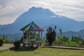 Mount Kinabalu, the highest mountain in Borneo and Malaysia Royalty Free Stock Photo