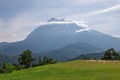 Mount Kinabalu, the highest mountain in Borneo and Malaysia Royalty Free Stock Photo