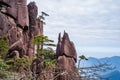 Scenery of Mount Sanqing in China Royalty Free Stock Photo