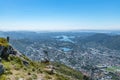 Scenery from Mount Ulriken in the Norwegian city of Bergen.