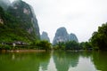 Scenery of mountains and rivers