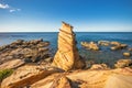 Scenery of Nanya Peculiar Rocks Royalty Free Stock Photo