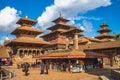 Scenery of Patan Durbar Square at Kathmandu, Nepal Royalty Free Stock Photo