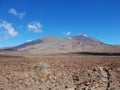 Scenery with Pico Viejo Volcano Mountain and famous volcano Pico del Teide in Tenerife, Europe Royalty Free Stock Photo