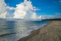 Scenery of Qixingtan Beach in hualien, taiwan