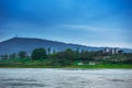 Scenery before rain at Jialing River