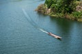 scenery of the reservoir and Bang Lang Dam Bannang Sata Yala Thailand