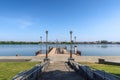 Scenery of the reservoir at Koshigaya LakeTown