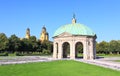 The scenery at the Residenz in Munich Royalty Free Stock Photo