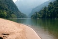 Scenery river Nam Ou in Laos