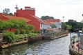 Scenery riverside in Malacca, Malaysia Royalty Free Stock Photo