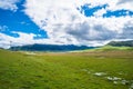 Scenery of Ruoergai grassland in early autumn