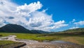 Scenery of Ruoergai grassland in early autumn