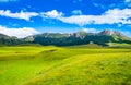 Scenery of Ruoergai grassland in early autumn Royalty Free Stock Photo