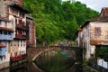 Scenery from Saint-Jean-Pied-de-Port in the French Basque Country Royalty Free Stock Photo