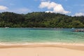 Scenery of Sapi island at Tunku Abdul Rahman National Park in Sabah, Malaysia Royalty Free Stock Photo