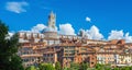 Scenery of Siena, the Dome & Bell Tower of Siena Cathedral,Basilica of San Domenico,Tuscany, Italy Royalty Free Stock Photo