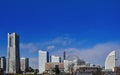 Scenery of a sunny blue sky in Japan Yokohama