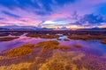 scenery sunrise above the coral reef Royalty Free Stock Photo